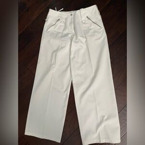 Fancy Waisted Wide Leg Pants